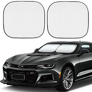 2x For Buick Accessories Car Windshield Sun Shade Heat Block Front Shield Cover