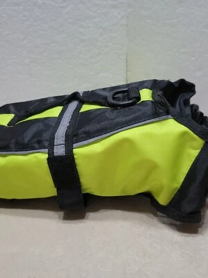 Dog Life Vest Reflective Flotation Sz XS High Visablity Yellow Petco - Image 1 of 4