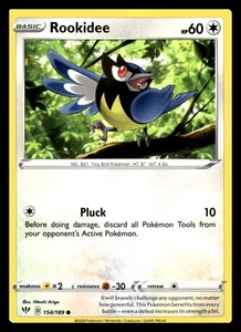 Rookidee Common 154/189 SWSH03: Darkness Ablaze Pokemon Card - Picture 1 of 2