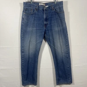 Levis 505 Jeans Mens Tag 38×30 Actual 35×27 Regular Fit - Picture 1 of 7