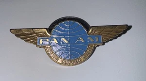 VINTAGE 1960’s PAN AM JUNIOR CLIPPER PILOT WINGS PIN - Bild 1 von 3