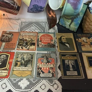 Lot 10 John Hancock Mutual Life Insurance Co Booklets Historical Forefathers USA - Picture 1 of 22