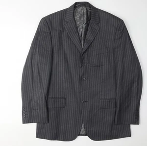 Pierre Cardin Men's Grey Striped Blazer Size 40S - Picture 1 of 12