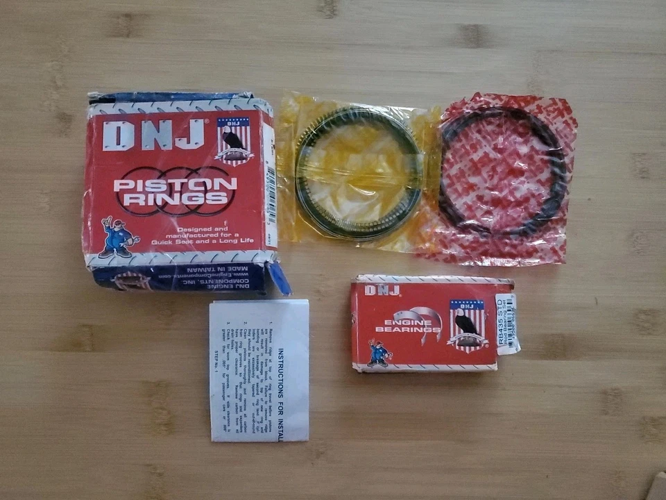 Juego de juegos de anillos de pistón PR435 DNJ para camioneta Mazda MX-5 Miata 3 Transit Connect 5 Foto 1 de 1