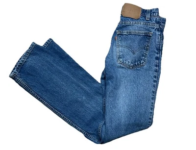 Vintage Levis 517 30x34 Orange Tab Distress Medium Wash Blue Jean Cowboy Y2K - Image 1 of 4