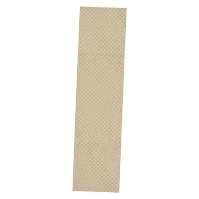  Town Square Beige Tan 2' x 12' Non Slip Area Rug for Living Rooms & Hallways,  - Image 1 of 4