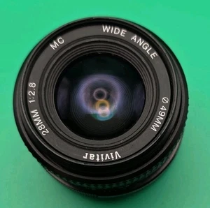 Vivitar para Canon FD 28mm 1:2.8 MC Gran Angular 49mm con tapa inferior - Imagen 1 de 6
