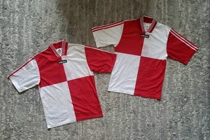 DOS RETRO ADIDAS 90S CAMISETA DE FUTBOL CAMISETA ADIDAS CREWE ALEXANDRA - Imagen 1 de 12