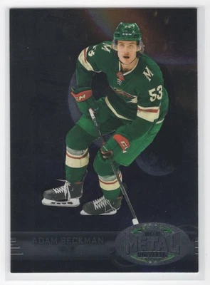 2021-22 Skybox Metal Universe Retro Adam Beckman Rookie Minnesota Wild #R-21 - Image 1 of 2