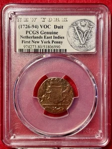 1790 VOC Duit – PCGS Certified “First New York Penny” 🧭 Colonial Era Coin ⚓ - Picture 1 of 4