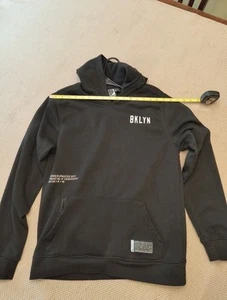 BKLYN (Brooklyn) Atheletics - Felpa/Felpa con Cappuccio - Nero, Uomo Medium - Foto 1 di 10