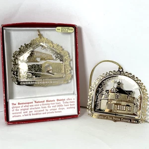 Bentonsport & Wickfield Villages of Van Buren Iowa 2 Weihnachtsschmuck A6 - Bild 1 von 15