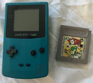 Nintendo Game Boy Color GBC Handheld Game Console Teal - Picture 1 of 2