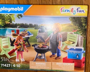 Playmobil Family Fun Playset, barbeque picnic scene building set and figures new - Picture 1 of 1