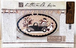 Buttermilk Basin January Vintage Truck thru the Year Wool Appliqué Pattern - Picture 1 of 2