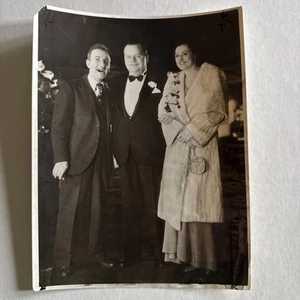 1931 Press Photo Jimmy Durante Fatty Arbuckle Addie McPhail Hollywood Premier - Picture 1 of 2