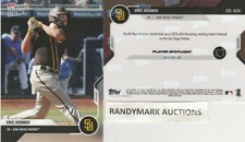 Eric Hosmer SAN DIEGO PADRES 2020 TOPPS NOW ROAD TO OPENING DAY OD-426 SP 211