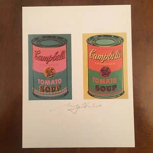 Cartoncino firmato da Andy Warhol - Picture 1 of 1
