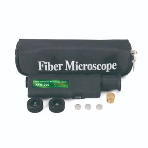 Microscopio conector de fibra Komshine con aumento 200X, tamaño pequeño y conveniente - Imagen 1 de 17