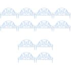  12 Pcs Garden Fencing Gate White Picket Small Fence Decorate
