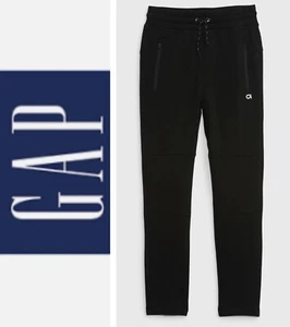 NWT Gap Fit Kids Boys Dry Wicking Comfort Black Tech Sweatpants Skinny Size 4Y - Picture 1 of 11