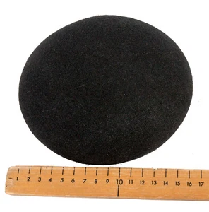 Round woolen button Fascinator Base Hats Making Crafts Fascinators Millinery - Bild 1 von 4