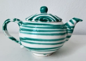 Gmundner Keramik grün Geflammt Teekanne 13,5 cm GK2188 (2504DE8) 02/25 - Bild 1 von 9