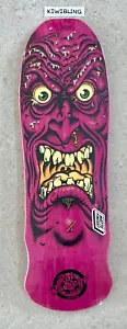 SANTA CRUZ ROB ROSKOPP "FACE" REISSUE SKATEBOARD DECK PINK - Picture 1 of 3