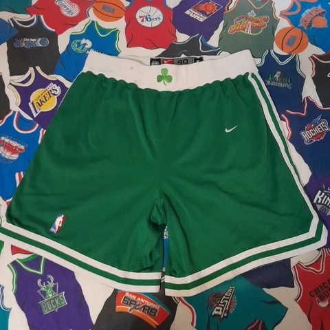 Vtg Nike Boston Celtics Pro Cut Shorts Men Size 40 NBA y2k 90s Cover