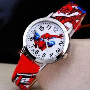 Superb Quartz Watch Design Spiderman Boys Children - Picture 1 of 2