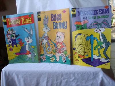 Quadrinhos Warner Brothers 1976 Looney Tunes Bugs Bunny and Yosemite Sam - Imagem 1 de 4
