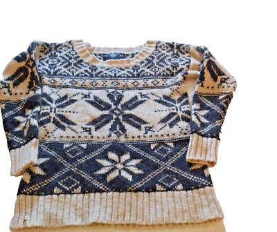 Suéter nórdico de cuello redondo de mezcla de lana mediana para hombre para esquí American Eagle Outfitters Foto 1 de 4