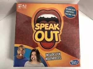 Speak Out Game Hasbro Gaming Board Game Mouthpiece Challenge New - Picture 1 of 4