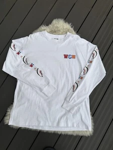 BAPE WGM Shark Longsleeve TShirt | Size XL / XLarge | White Camo - Picture 1 of 9