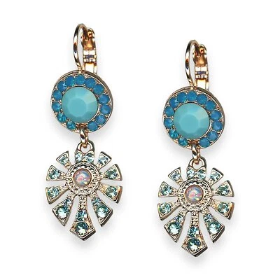 Pendientes de Mariana Addicted to Love Coll. Turca colgante, ópalo azul caribeño... Foto 1 de 3