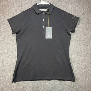 NUEVO CON ETIQUETAS POLO TASC Camisa Para Mujer Pequeña Negra Elástica Aire Rendimiento REXR Damas. - Imagen 1 de 12