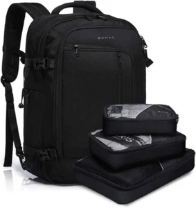 BANGE Black Travel Overnight Backpack,40-Liter Weekender FAA Approved Carry On - Bild 1 von 12
