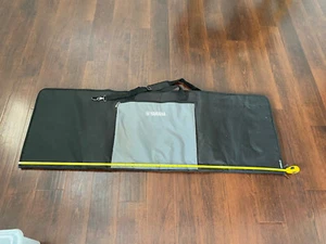 Yamaha Keyboard Padded Carrying Case Black Bag Storage 61.5”x 22” Heavy Duty - Picture 1 of 9