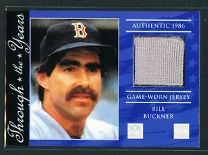 Bill Buckner 2002 Topps American Pie Through the Years Game Used Jersey TTY-BB - Picture 1 of 1