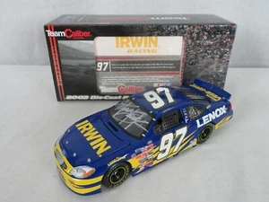 2003 Team Caliber Preferred Autograph Kurt Busch #97 Irwin Tools 1/24 Diecast - Picture 1 of 12
