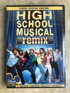 *NEW* HIGH SCHOOL MUSICAL REMIX 2-DISC DVD SET Special Edition Disney Zac Efron - Imagen 1 de 2