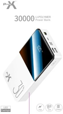 Power Bank 30000mA 2USB Carica Batterie Esterna Universale POWER X Alta capacita - Immagine 1 di 4