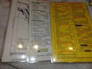 NEW Diamond DA40 DA42 G1000 Aircraft Pilot Procedure Checklist Laminated Cards - Foto 1 di 5