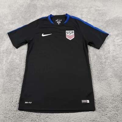 Nike Team USA Soccer Jersey T-Shirt Futbol Football Womens Small Black Dri-Fit - Image 1 of 4