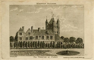 Antique Print-A depiction of Le Temple in Paris-Thomas-Thomas -1793 - Picture 1 of 5