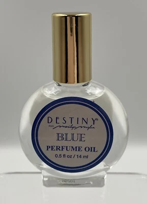 Aceite de perfume azul Marilyn Miglin Destiny 0,5 oz Foto 1 de 4