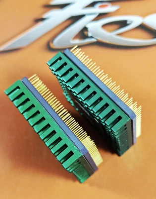 2PCS Cyrix CX486 DX2-66 gold-plated ceramic old CPU high collectible value - Image 1 of 4