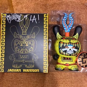 SIGNED x3 KIDROBOT 8 INCH JAGUAR WARRIOR DUNNY JESSE HERNANDEZ LIMITED RARE! - Picture 1 of 9
