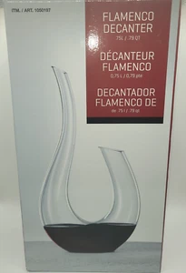 Flamenco Decanter Luxurious Crystal Glass Wine Decanter - Beautiful! - Picture 1 of 3
