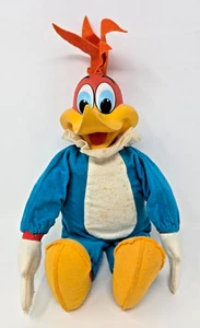 Muñeco de peluche parlante vintage 1963 Mattel 16" pájaro carpintero - VOZ NO FUNCIONA - Imagen 1 de 8
